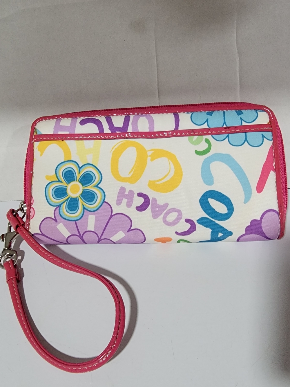 Colorful Coach wallet/ wristlet